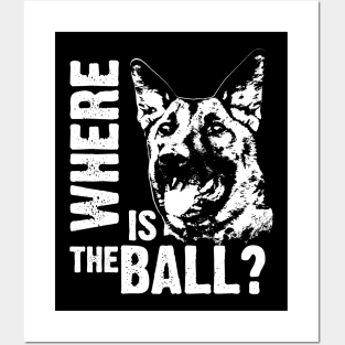 Malinois  - Belgian shepherd - Mechelaar Posters and Art